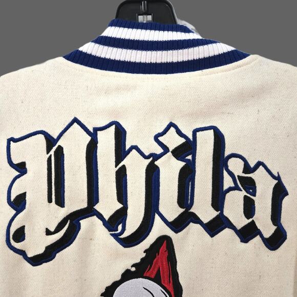 BrandX Sz XL Philly Distressed Varsity Limited Edition Jacket & Jersey Set - Picture 9 of 16